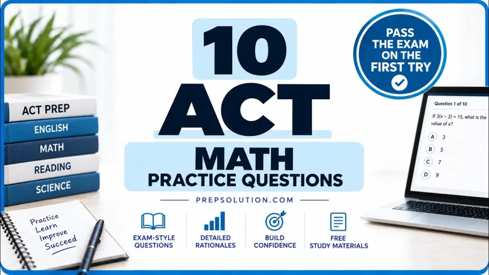 ACT Practice Questions Which Ones to Choose for Effective Math Preparation and Why